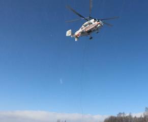 В Калининградской области упал вертолёт МЧС