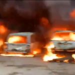 На Котляковской улице в Москве горят бытовки и десять автомобилей