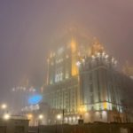 Москву накрыл густой туман. Ничего не видно