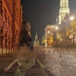 Порноактриса получила 14 суток ареста за голый вид около Кремля